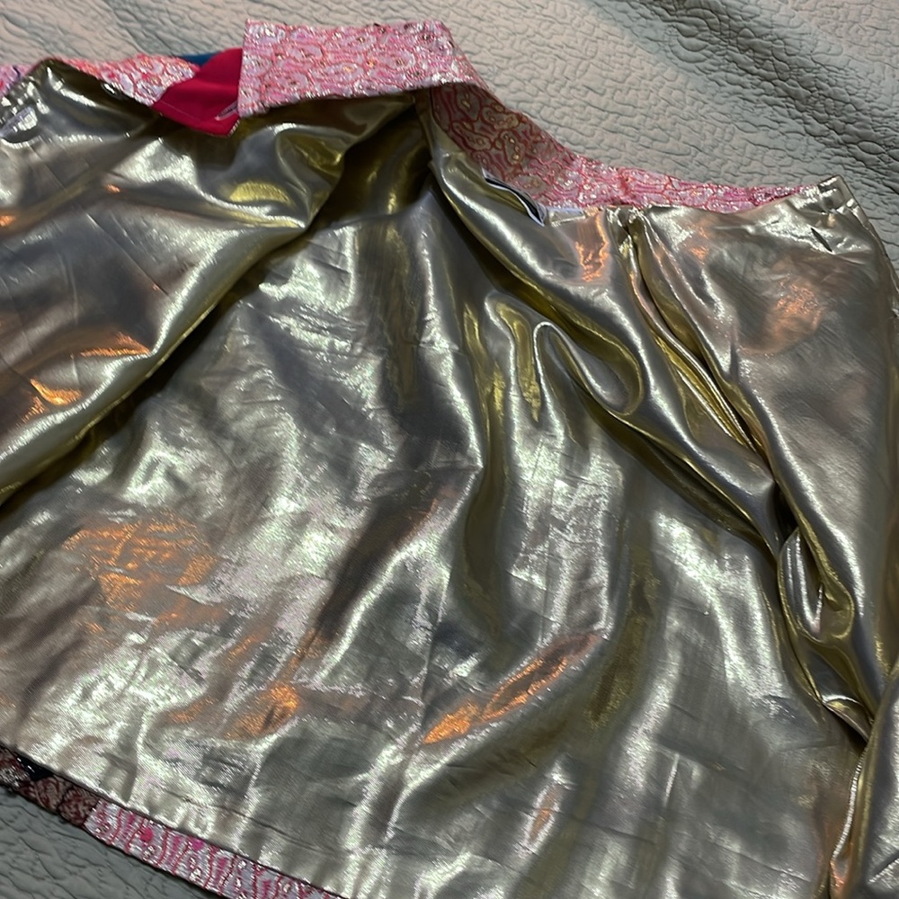 Draper And Damon’s Patchwork Metallic Brocade And… - image 7